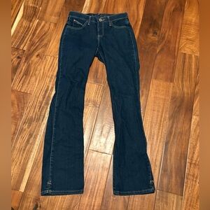Wrangler Q-Baby Bootcut Low Rise Dark Wash Jeans Women’s 28x32